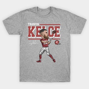 Travis Kelce Kansas City Cartoon T-Shirt